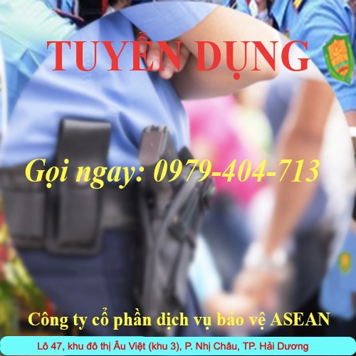 Tuyển dụng bảo vệ làm việc tại Hải Dương